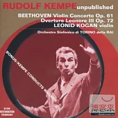 Beethoven: Violin Concerto / Kogan / Kempe / Rai (1955)