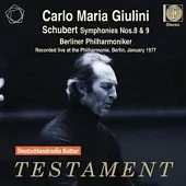 Franz Schubert : Symphonien Nr.8 & 9 / Carlo Maria Giulini / Berliner Philharmoniker