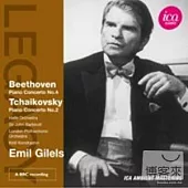Beethoven & Tchaikovsky: Piano Concertos / Gilels (Piano), Barbirolli, Halle Orchestra(Beethoven), Kondrashin, London Philharmon