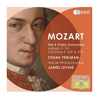 Mozart : The 5 Violin Concertos / Itzhak Perlman, Wiener Philharmoniker, James Levine (2CD)