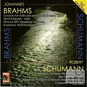 Brahms : Concerto for violin and orchestra in D major, Op.77、Schumann : Fantasis, Op.131 in C major