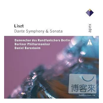 DANIEL BARENBOIM AND BERLINER PHILHARMONIKER / LISZT : DANTE SYMPHONY & PIANO SONATA