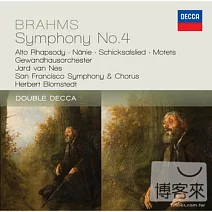 Brahms: Symphony No.4; 3 Motets, op.110 - Alto Rhapsody; Schicksalslied (2CD)