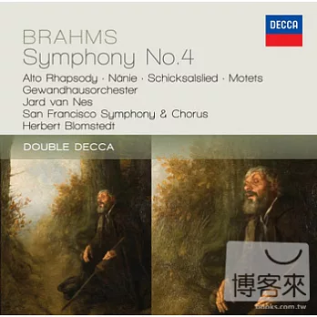 Brahms: Symphony No.4; 3 Motets, op.110 - Alto Rhapsody; Schicksalslied (2CD)