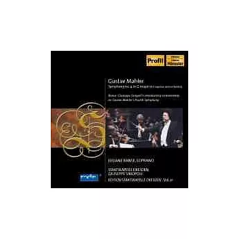 SSKD系列21-馬勒:第四號交響曲 / 朱利安．班絲(女高音)，辛諾波里(指揮)德勒斯登國家交響樂團 (CD)