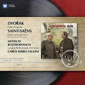 Dvorak & Saint-Saens: Cello Concertos / Mstislav Rostropovich