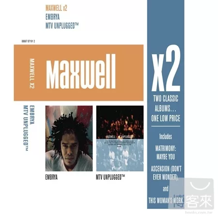 Maxwell / X2 (Embrya / Maxwell MTV Unplugged) (2CD)