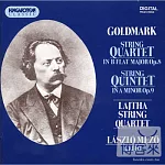 Goldmark: String Quartet & String Quintet / Lajtha Quartet, Laszlo Mezo (cello)