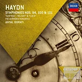 Haydn: Symphonies 94 ＂Surprise＂, 100 ＂Military＂ & 101 ＂Clock＂ / Antal Dorati / Philharmonia Hungarica