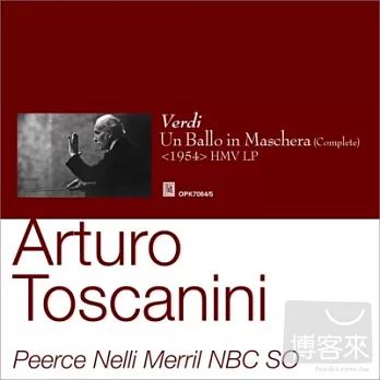 Toscanini conducts Verdi Un Ballo in Maschera (2CD)