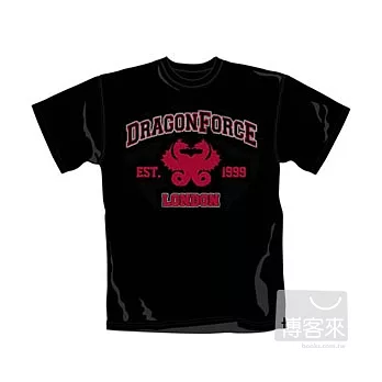 Dragonforce 龍族樂團 / Collegiate 1999 官方授權限量進口T恤 (黑．S)