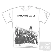 Thursday 星期四樂團 / Crowd 官方授權限量進口T恤 (白.M)