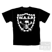 W.A.S.P. / Crossbones 官方授權限量進口T恤 (黑.M)