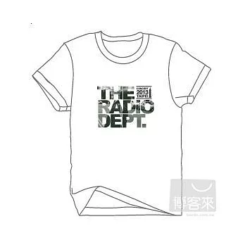 The Radio Dept. 2013台北演唱會紀念T-Shirt (女白,S)