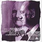 Bruckner : Syms 3 Nowak, 4, 7, 8 Nowak / Nikolaus Harnoncourt (4CD)