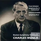 Schubert symphony No.8＂Unfinished＂ Brahms symphony No.2 / Charles Munch