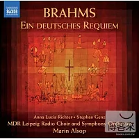 布拉姆斯：德意志安魂曲 / 瑪琳．艾索普(指揮)萊比錫中德廣播交響樂團、合唱團