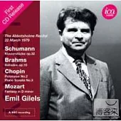 Emil Gilels plays Schumann, Brahms & Chopin/ Emil Gilels(piano)