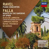 Falla: Nights In The Gardens Of Spain / Piano: Alicia de Larrocha / Conductor: Lawrence Foster & Rafael Fruhbeck de Burgos
