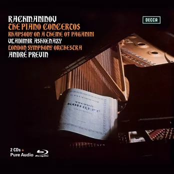 RACHMANINOV: THE PIANO CONCERTOS / Rhapsody on a theme of Paganini / Vladimir Ashkenazy (2CD+1Blu-ray)