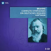 Brahms: The Complete Symphonies, Overtures, German Requiem / Kurt Masur (5CD)
