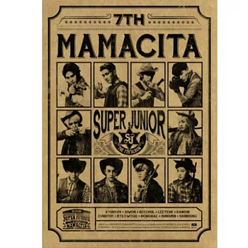SUPER JUNIOR / 第七張正規專輯 Mamacita (韓國進口B版)