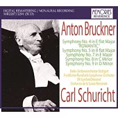 Schuricht conducts Bruckner symphony No.4,5,7,8,9 Live recording (5CD)