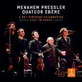 A 90th Birthday Celebration – Live in Paris / Menahem Pressler / Quatuor Ebene (CD+DVD)