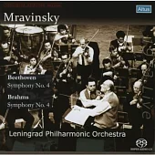 Mravinsky conduct Beethoven and Brahms symphony No.4