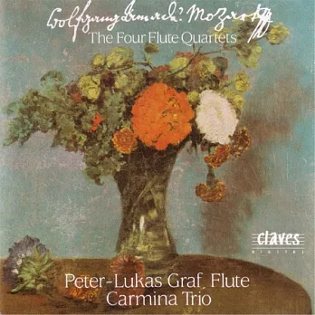 Mozart: Flute Quartets Nos. 1-4 (complete) / Peter-Lukas Graf / Carmina Trio