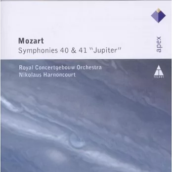 Mozart : Symphonies Nos 40 & 41, ’Jupiter’ / Nikolaus Harnoncourt & Royal Concertgebouw Orchestra