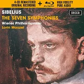 Sibelius: The Seven Symphonies / Lorin Maazel / Wiener Philharmoniker (4CDs+1 Blu-Ray Audio Disc)