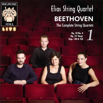 Wigmore Hall Live: Elias String Quartet, Beethoven Complete String Quartets Vol.1, 20 February 2014 (2CD)