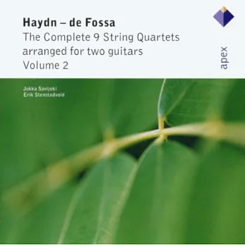 Haydn: String Quartets Arranged For 2 Guitars (Arr. Fossa) - Vol.2 / Erik Stenstadvold , Jukka Savijoki