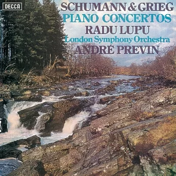 Schumann & Grieg: Piano Concertos / Radu Lupu / Andre Previn / London Symphony Orchestra (LP)
