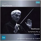 Martinon conducts Beethoven symphony No.9 and Egmont / Jean Martinon (2CD)