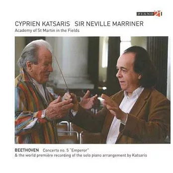 Beethoven piano concerto No.5 and solo piano arrangement version / Cyprien Katsaris, Marriner