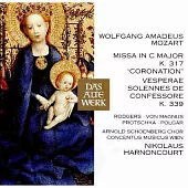 DAS ALTE WERK - Mozart: Missa in C major, K317 ‘Coronation Mass’ & Vesperae solennes de confessore, K339 / Nikolaus Harnoncourt