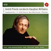《Sony Classical Masters》André Previn Conducts Vaughan Williams Symphonies 1-9, Concerto and More (6CD)