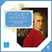 莫札特：交響曲與小夜曲、序曲、長笛協奏曲 / 曼紐因 (6CD)
