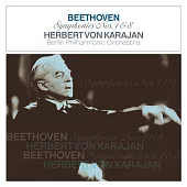 貝多芬：第一與第八號交響曲 / 卡拉揚(指揮)、柏林愛樂管弦樂團 (180g LP黑膠唱片)