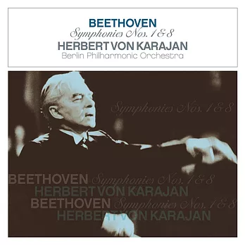 貝多芬：第一與第八號交響曲 / 卡拉揚(指揮)、柏林愛樂管弦樂團 (180g LP黑膠唱片)