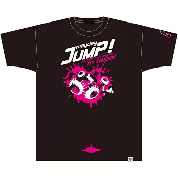 五月天/[Re: Live] Jump! 爆炸心心黑T-M