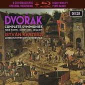 德弗乍克：交響曲全集 / 克爾提斯 指揮 倫敦交響樂團 (9CD + BD Audio)