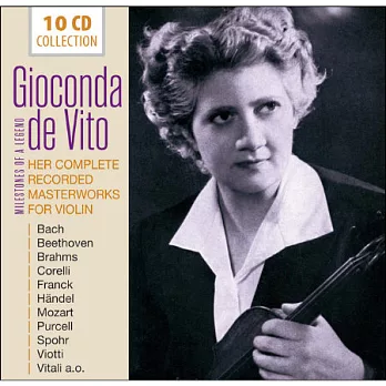 喬宮達．迪．維多：她的小提琴名作錄音全輯 / 迪．維多 (10CD)