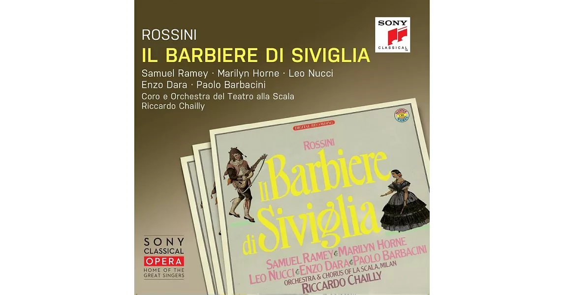 《索尼經典歌劇系列》羅西尼:塞維里亞的理髮師 / 夏伊【3CD】