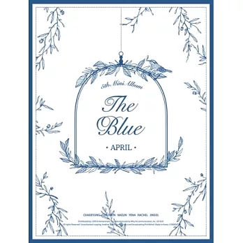 APRIL  - THE BLUE (5TH mini album) (韓國進口版)