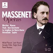 馬斯奈歌劇選集 歐洲進口盤 (16CD)(Massenet: Operas / Michel Plasson, Georges Prêtre, Lorin Maazel, Pierre Monteux (16CD))