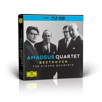 貝多芬：弦樂四重奏全集 / 阿瑪迪斯弦樂四重奏  (7CD+1 Blu-ray Audio)