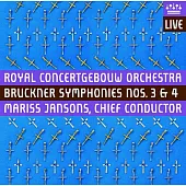 布魯克納：第三、四號交響曲/ 楊頌斯〈指揮〉阿姆斯特丹大會堂管弦樂團 (2SACD)